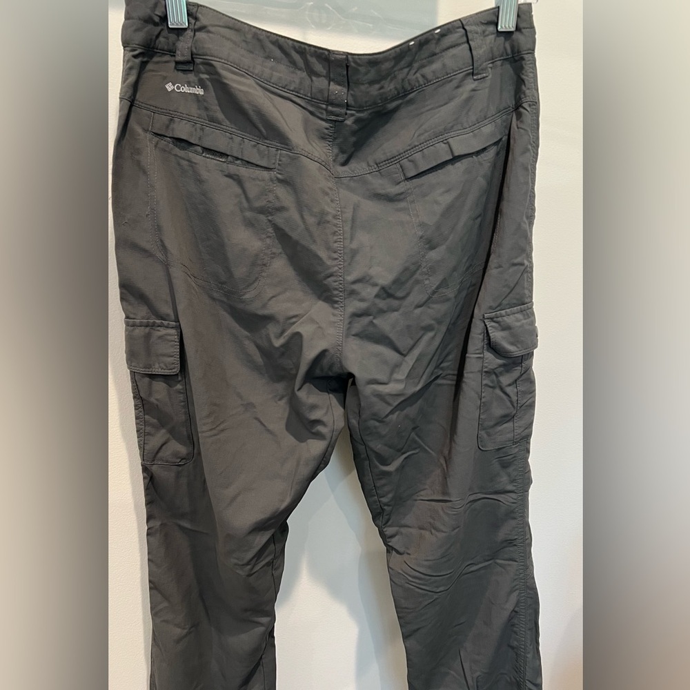 Women’s Columbia Omni-Wick Advanced Repellent Gray Cargo Activewear Pants - Picture 8 of 13